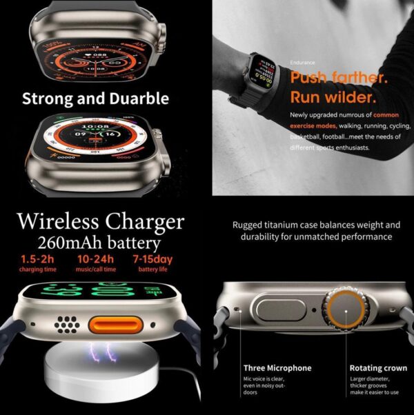 8 Ultra Smart Watch - Image 3