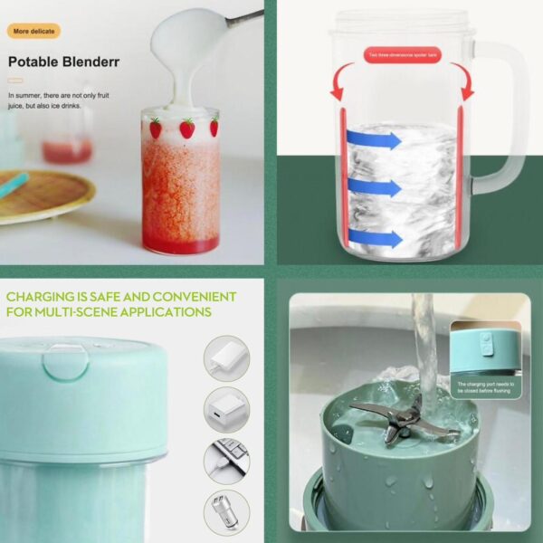 Portable Blender Cup 420ml - Image 3