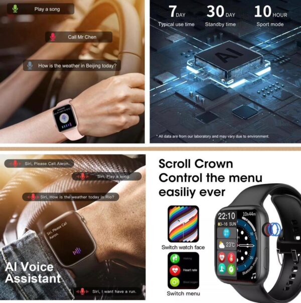 8 Max Smart Watch With Wireless Charging - Image 3