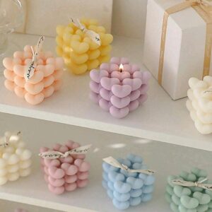 Bubble Heart Shaped Scented Candles 5.5cm