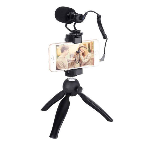 Vlogging Kit with LED Light